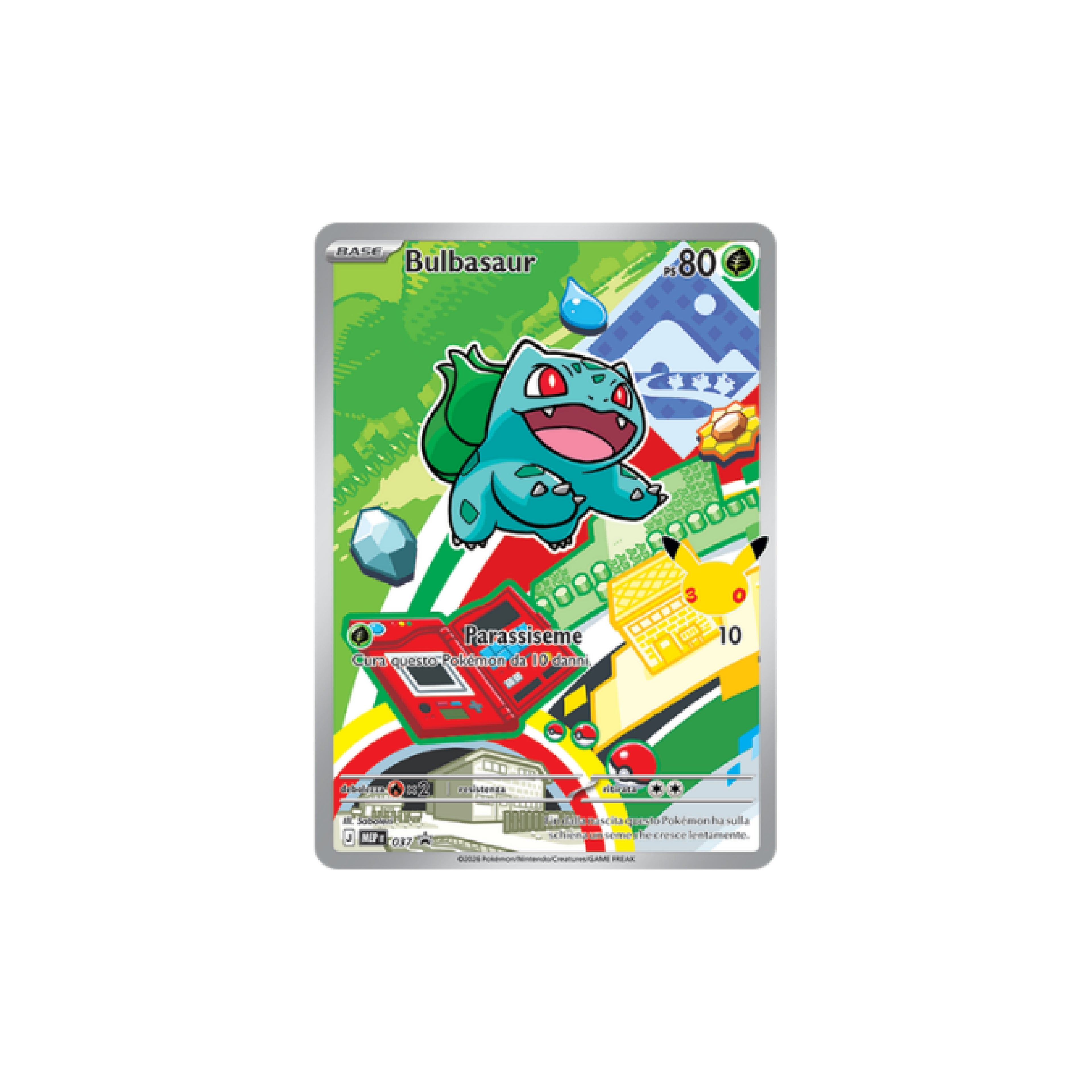 Bulbasaur Black Star Promos MEP37 - Primi Compagni d'Avventura 30° Anniversario