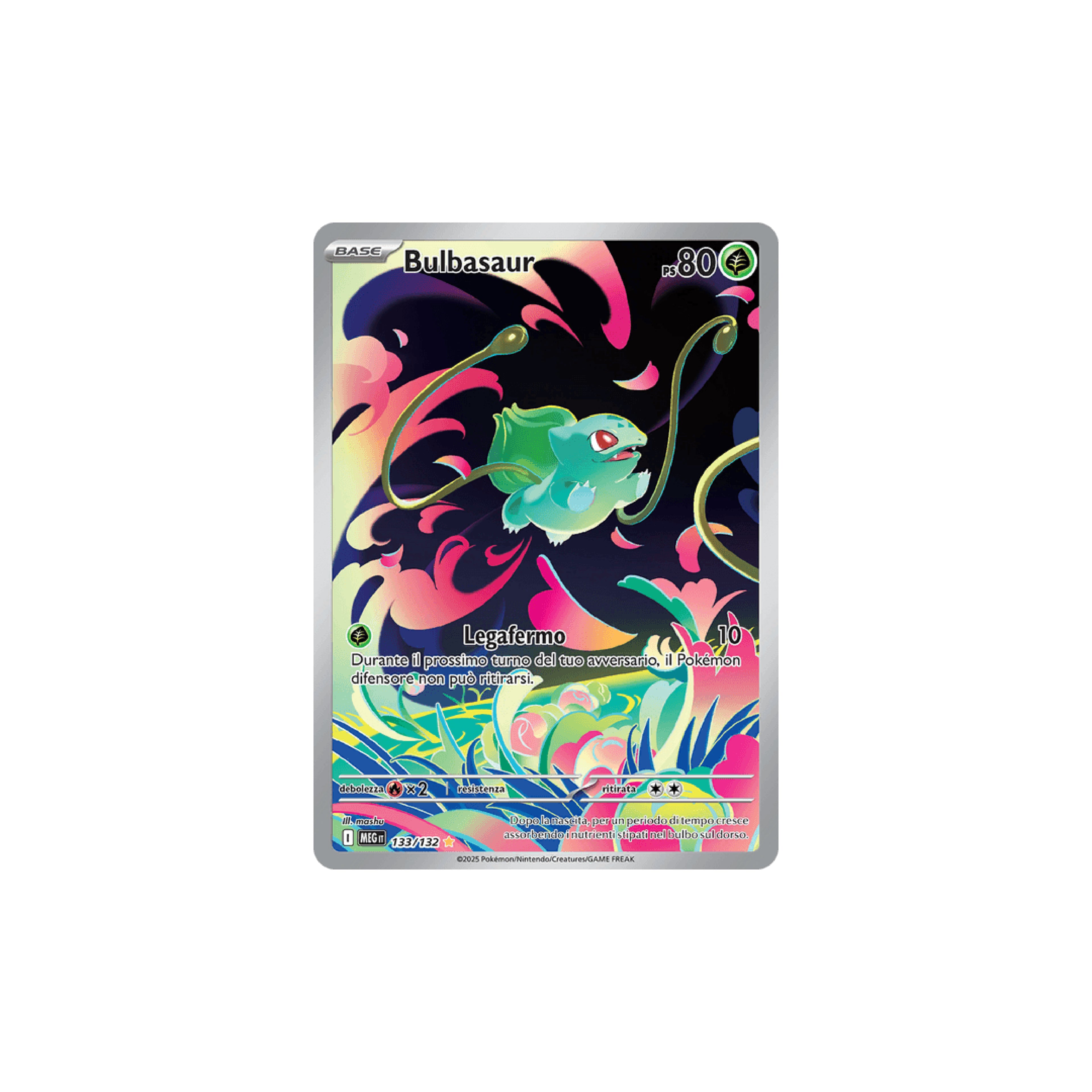 Bulbasaur Art Rare 133 - Megaevoluzione
