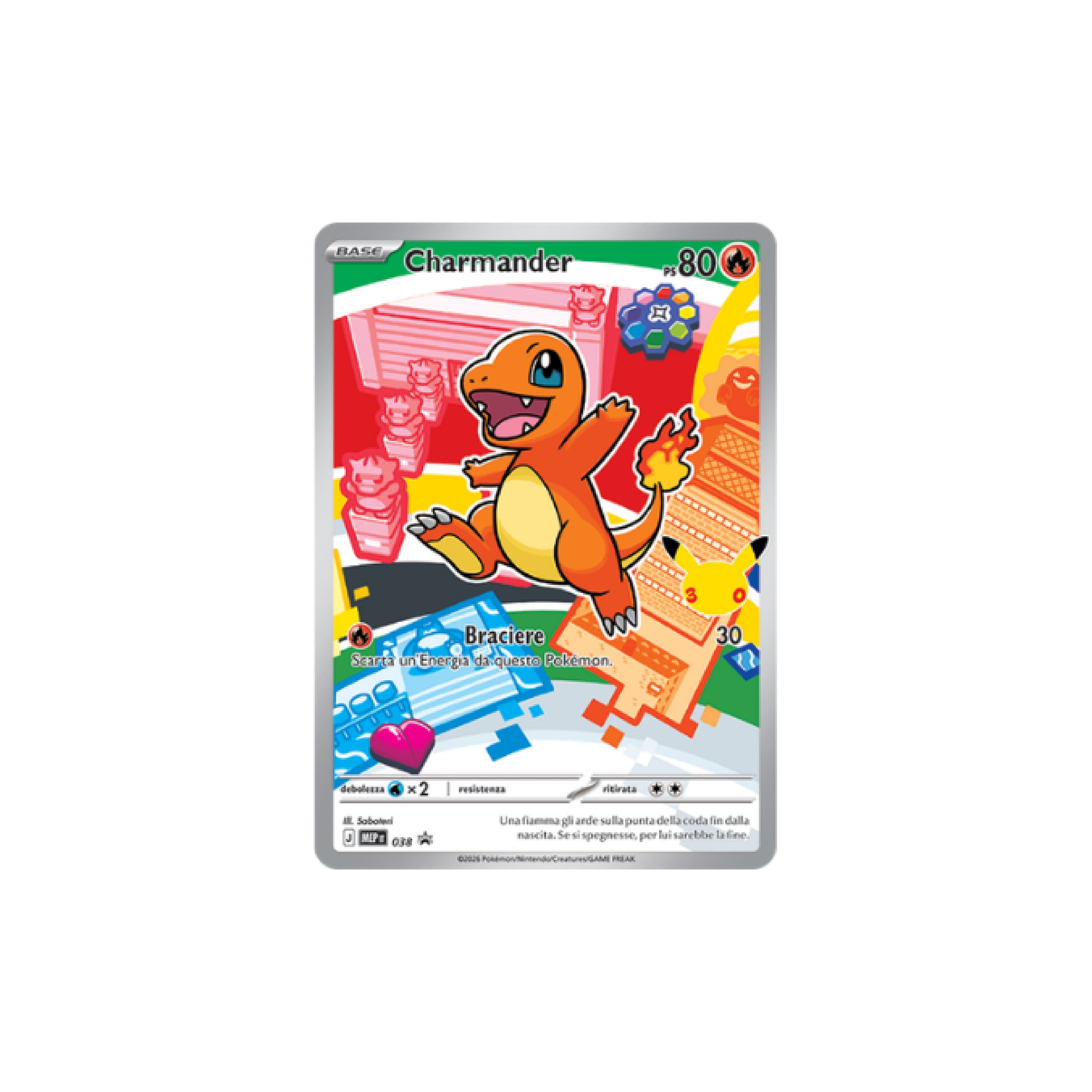 Charmander Black Star Promos MEP38 - Primi Compagni d'Avventura 30° Anniversario