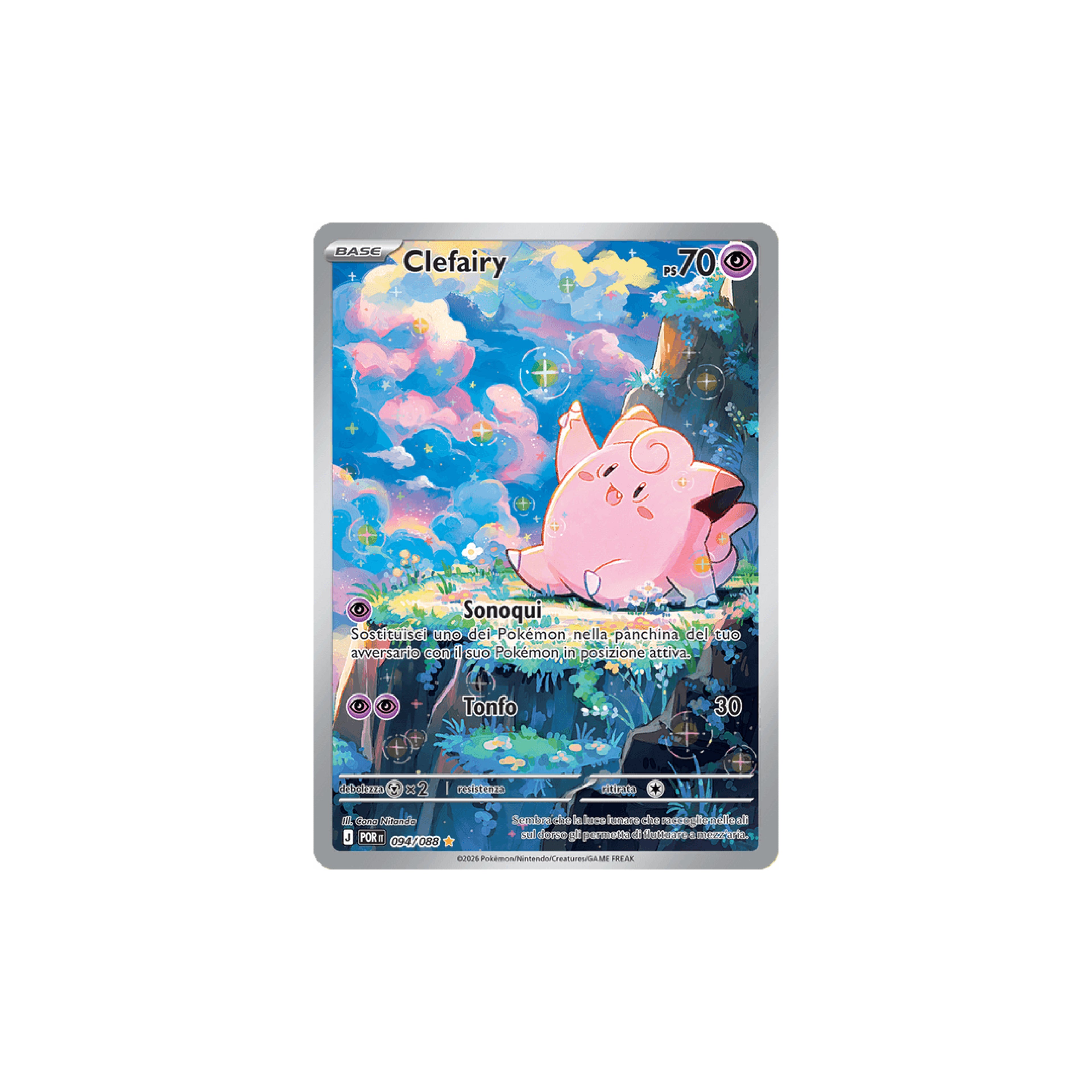 Clefairy Art Rare 094 - Equilibrio Perfetto