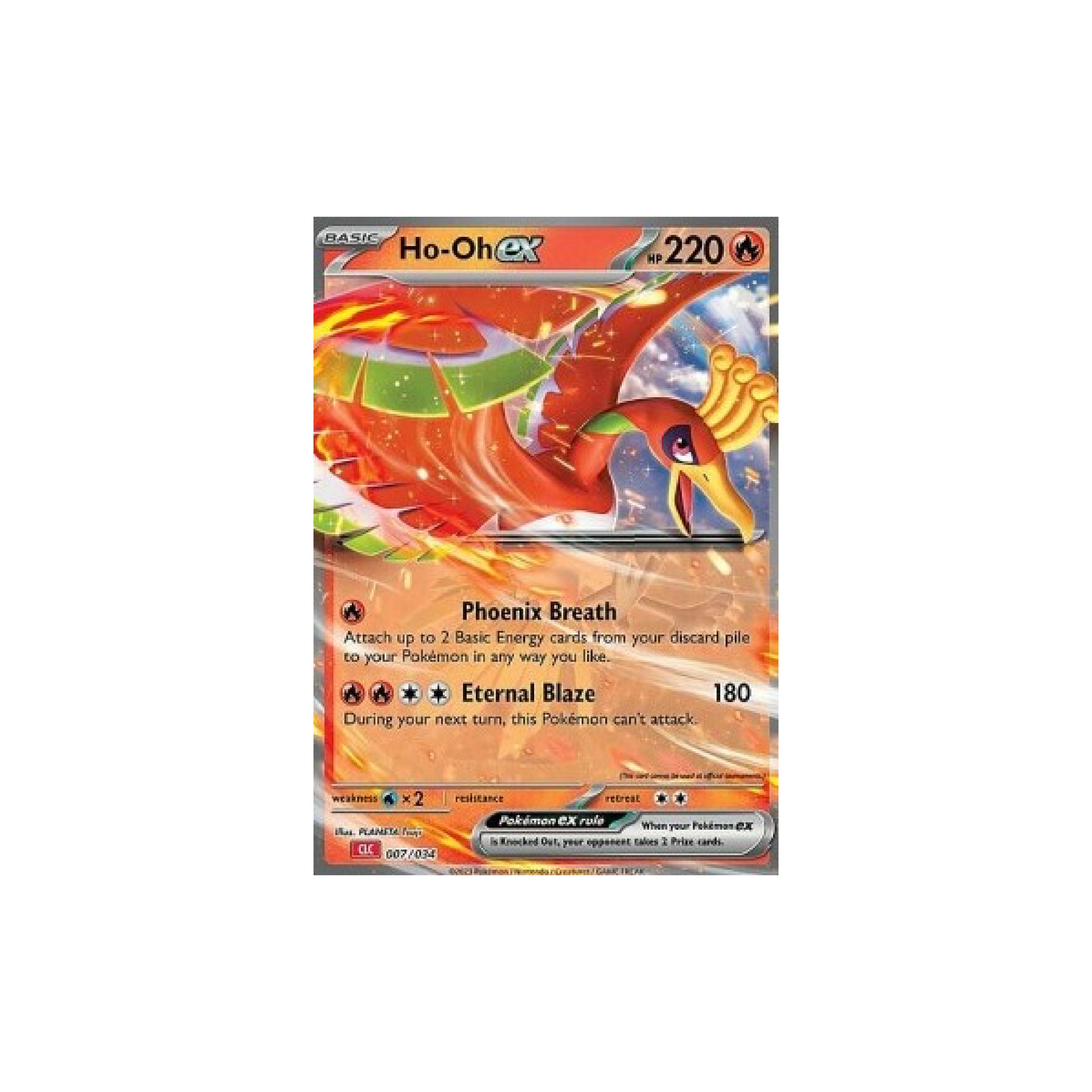 Ho-Oh EX CLC 007 Eng - Pokémon Trading Card Game Classic