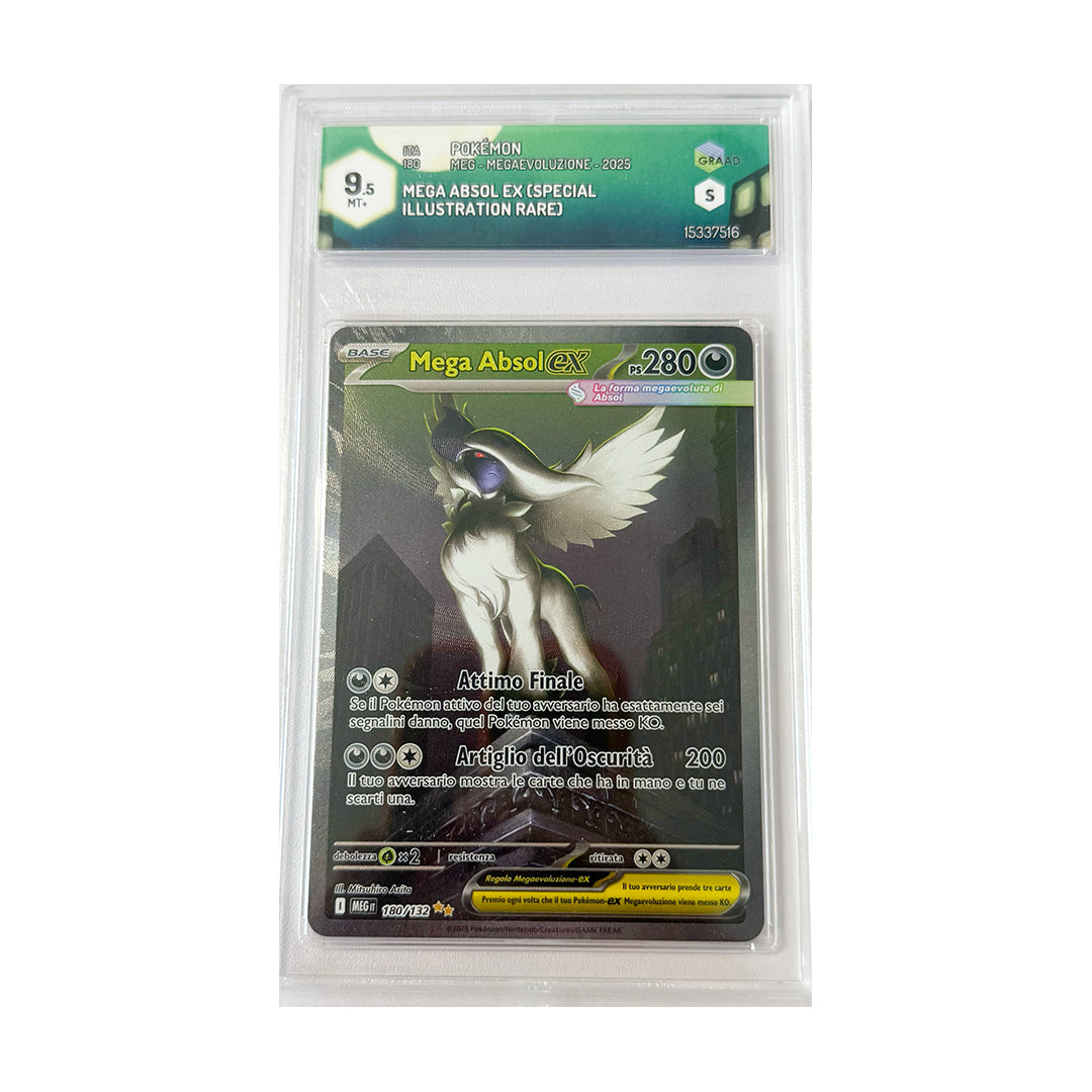 Mega Absol Ex Alternative Art 180 - Megaevoluzione - Graad 9.5