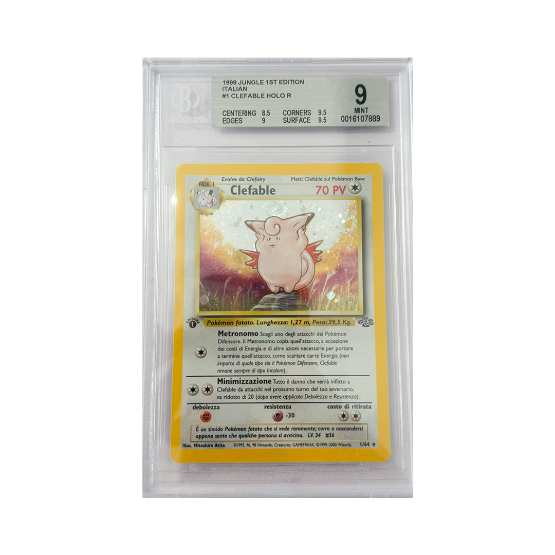 Clefable Holo Prima Edizione 1/64 - Set Jungle - BGS 9