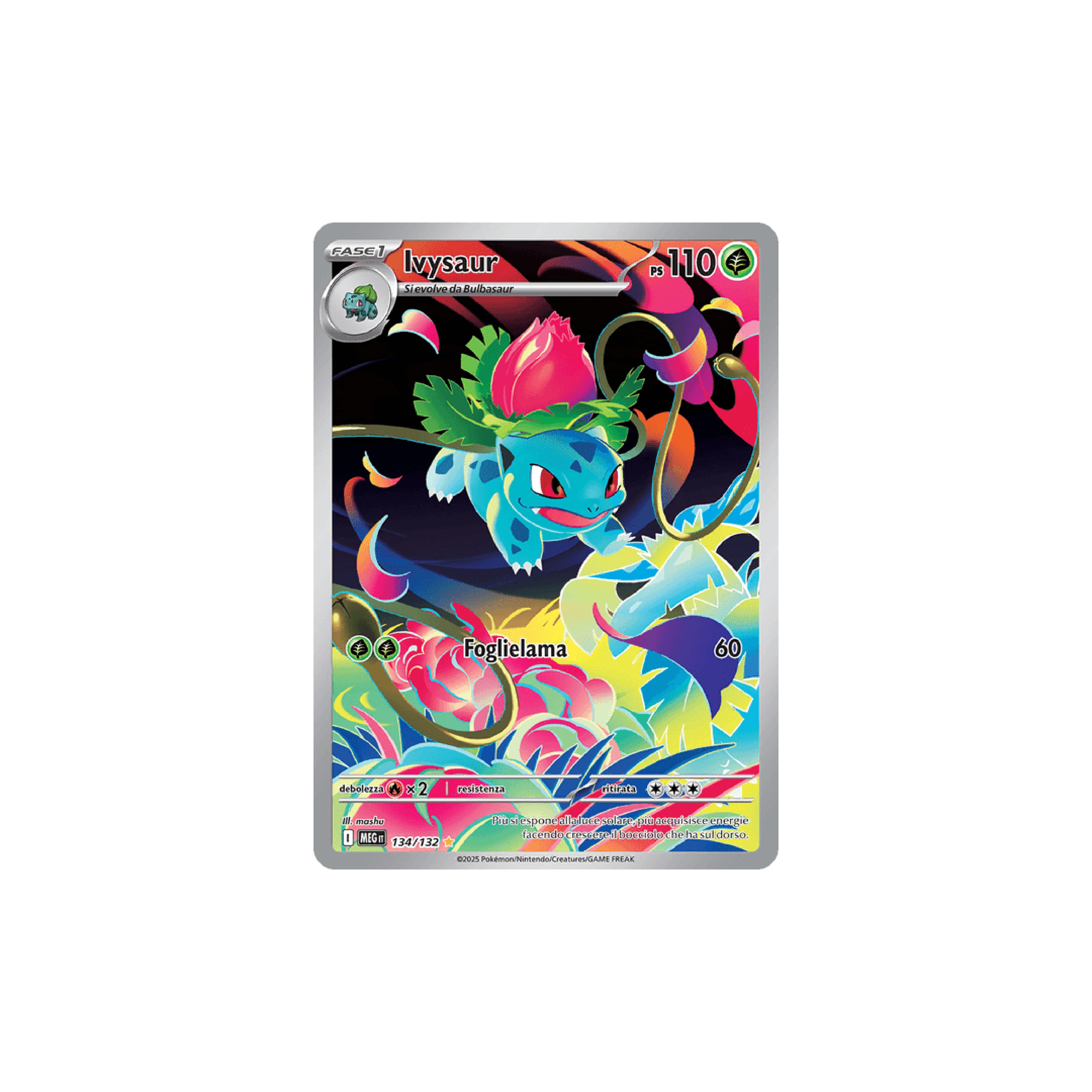 Ivysaur Art Rare 134 - Megaevoluzione