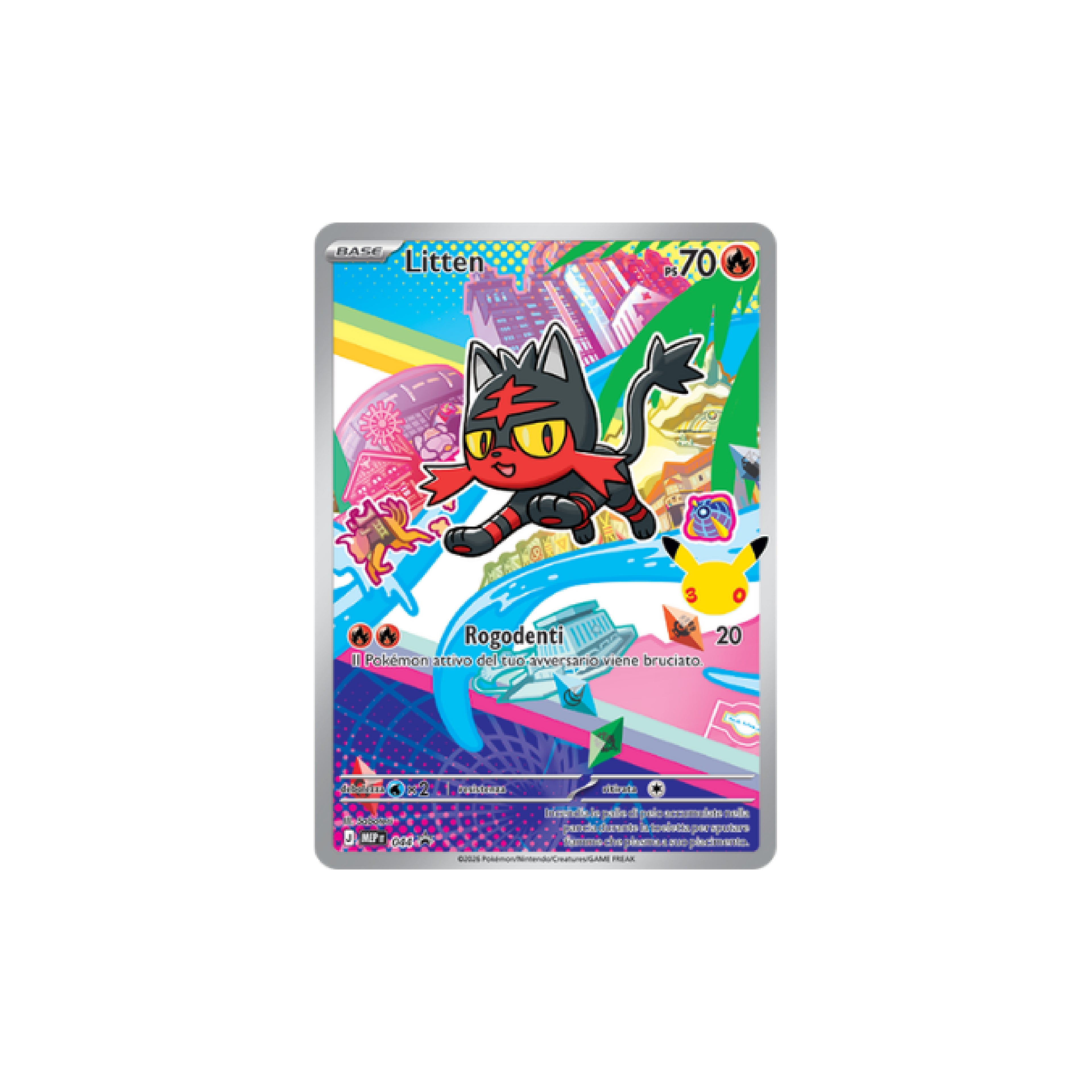 Litten Black Star Promos MEP44 - Primi Compagni d'Avventura 30° Anniversario