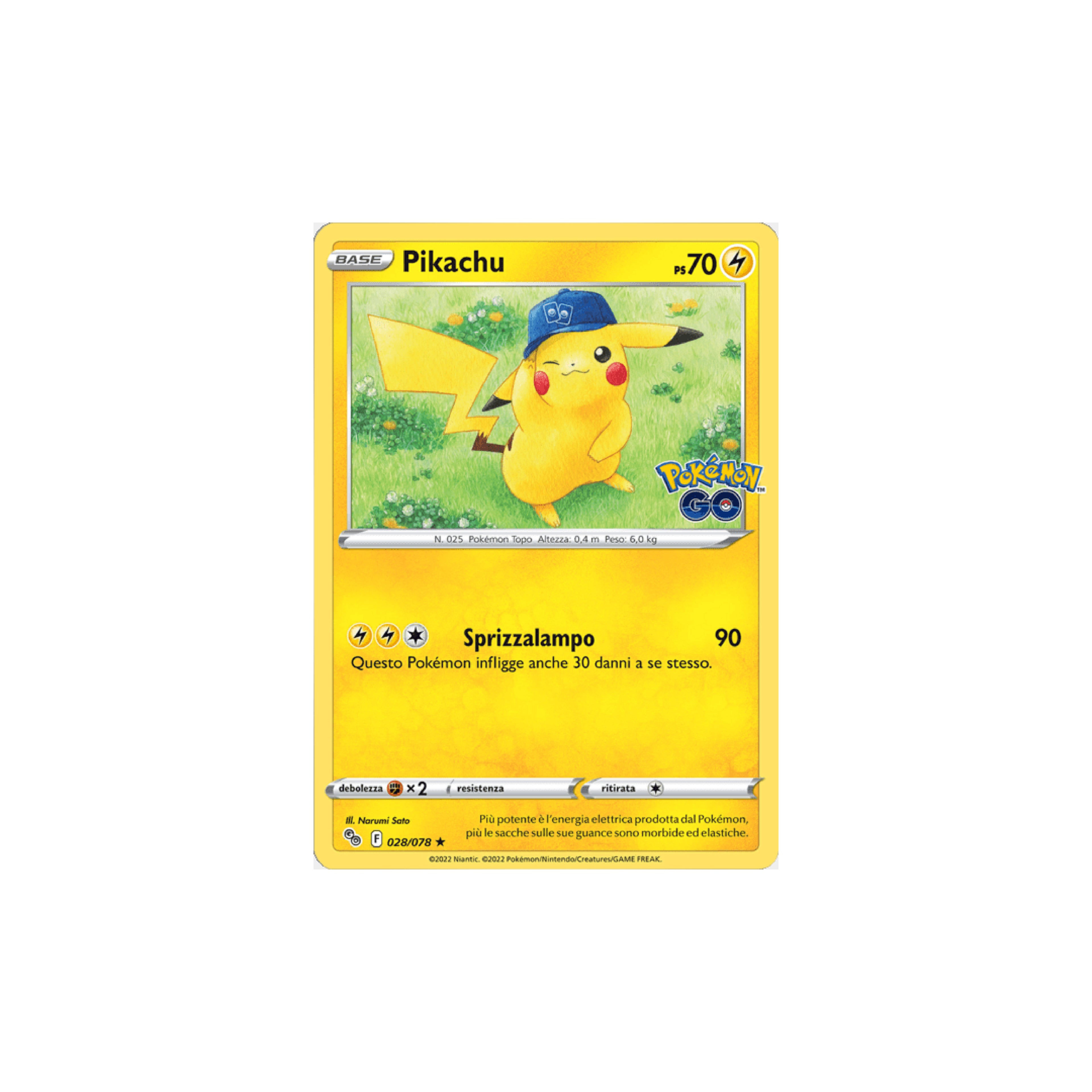 Pikachu Holo Promo Pokémon Go 028 Stamped - Sealed