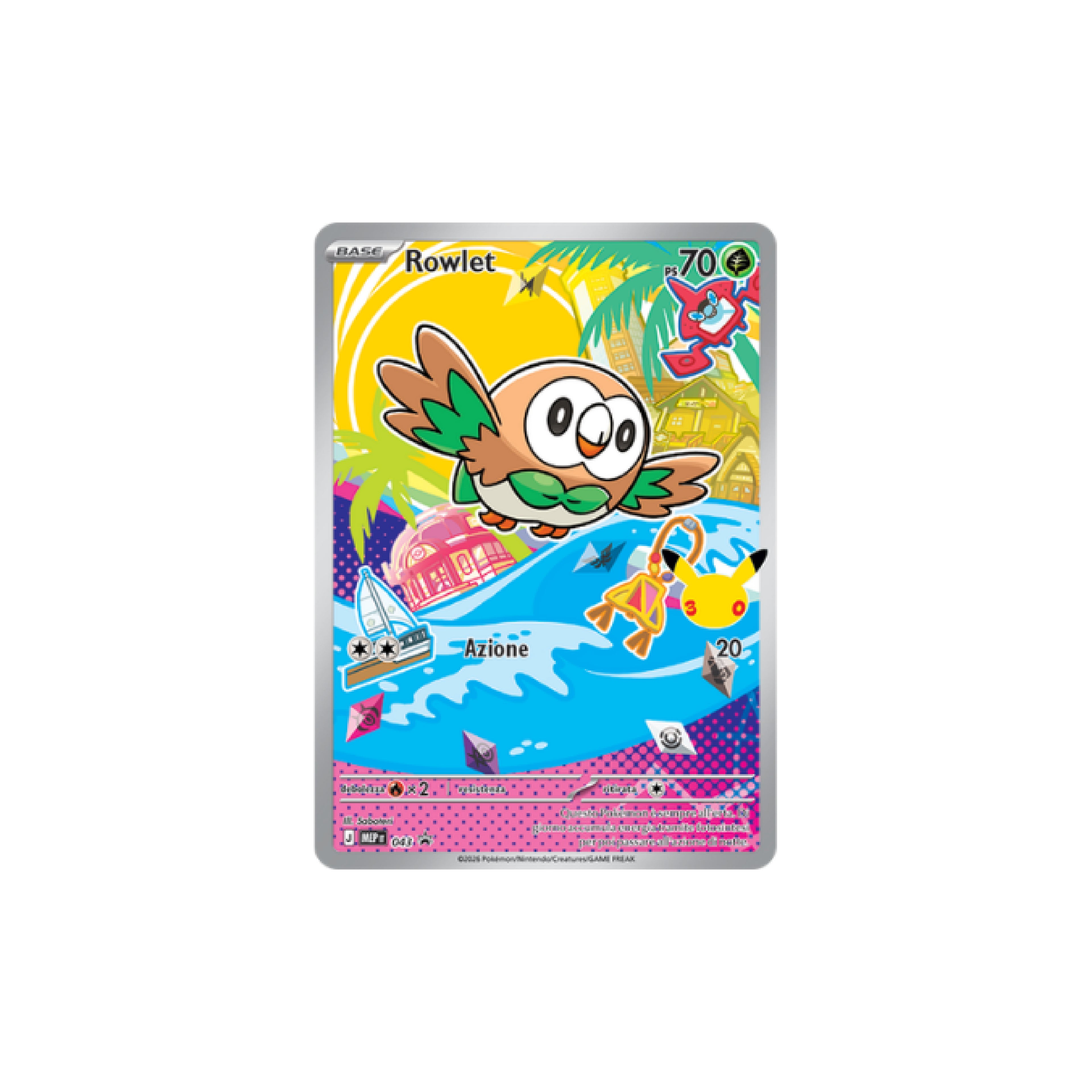 Rowlet Black Star Promos MEP43 - Primi Compagni d'Avventura 30° Anniversario