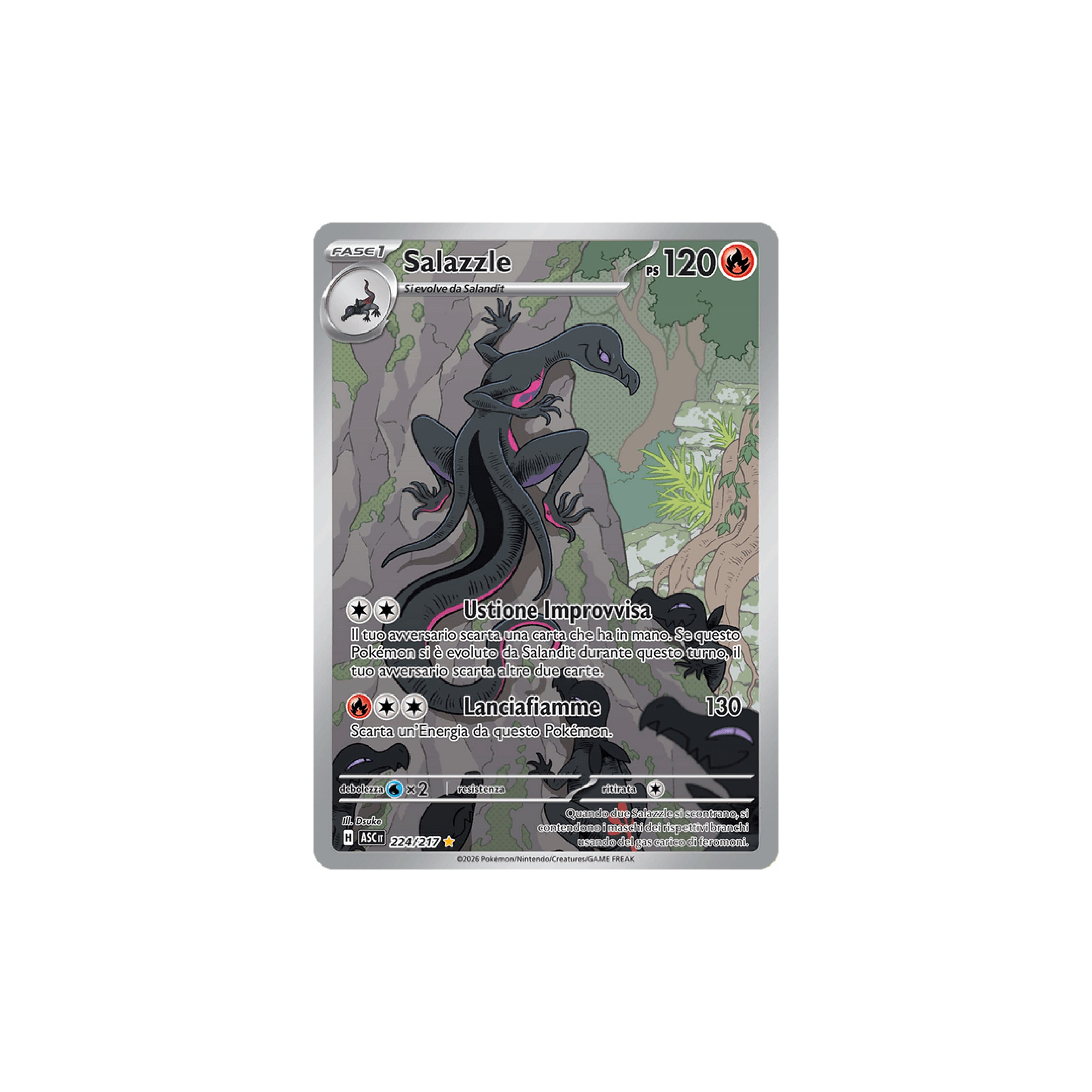 Salazzle Art Rare 224 - Ascesa Eroica