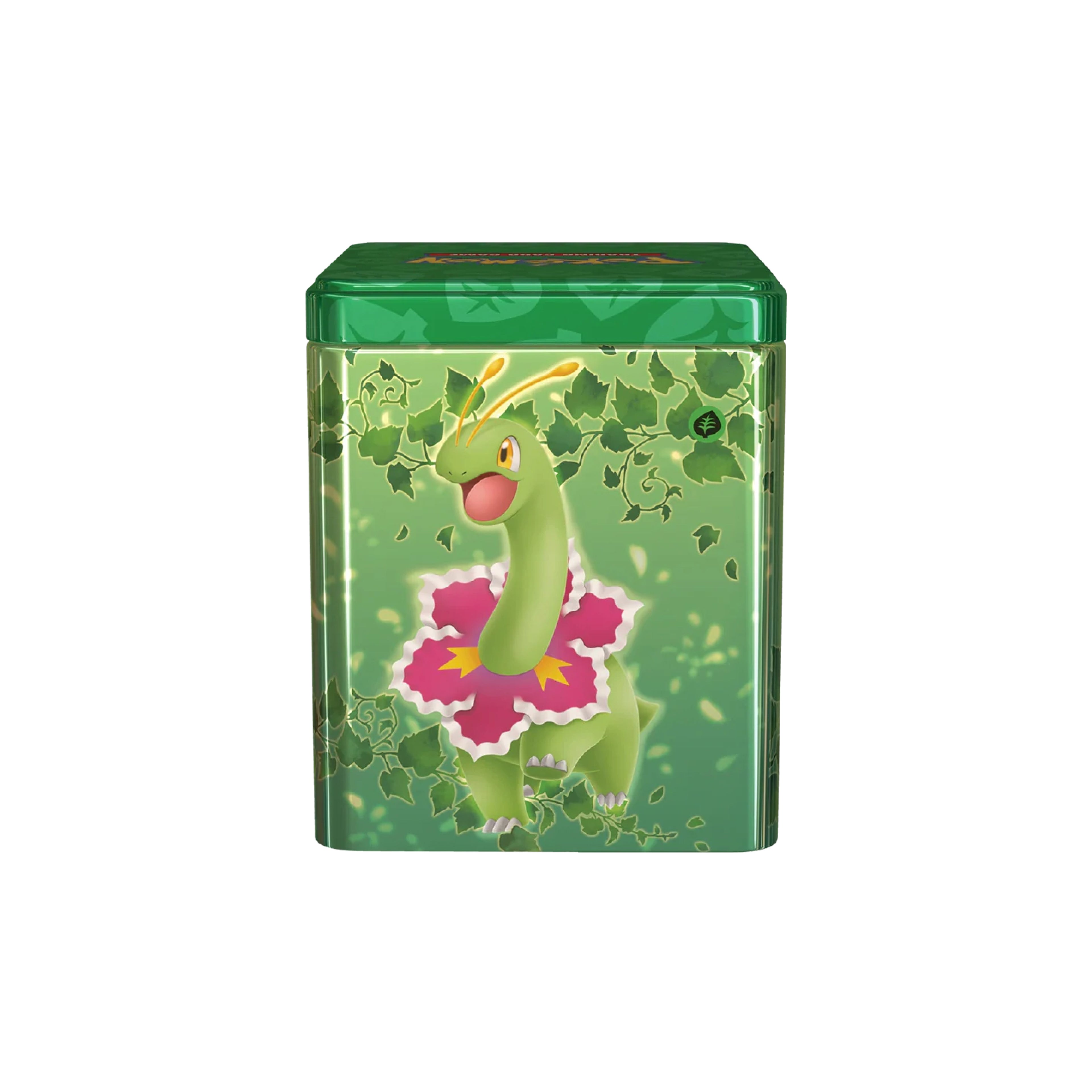 Stacking Tin Tipo Erba: Decidueye, Eldegoss, Meganium, e Whimsicott (🇮🇹)