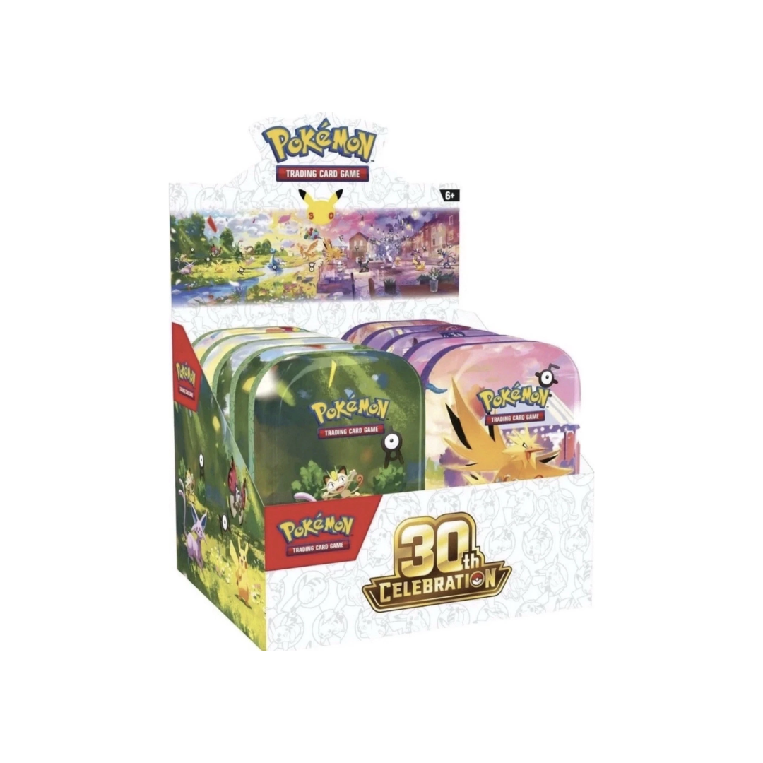 PREORDINE - Display Sealed 10 Mini Tin 30TH Anniversario Pokémon (IT)