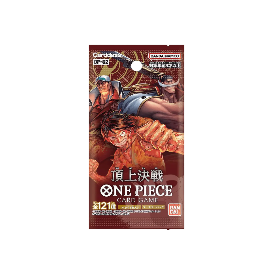 One Piece OP-02 Summit Battle Bustina JAP
