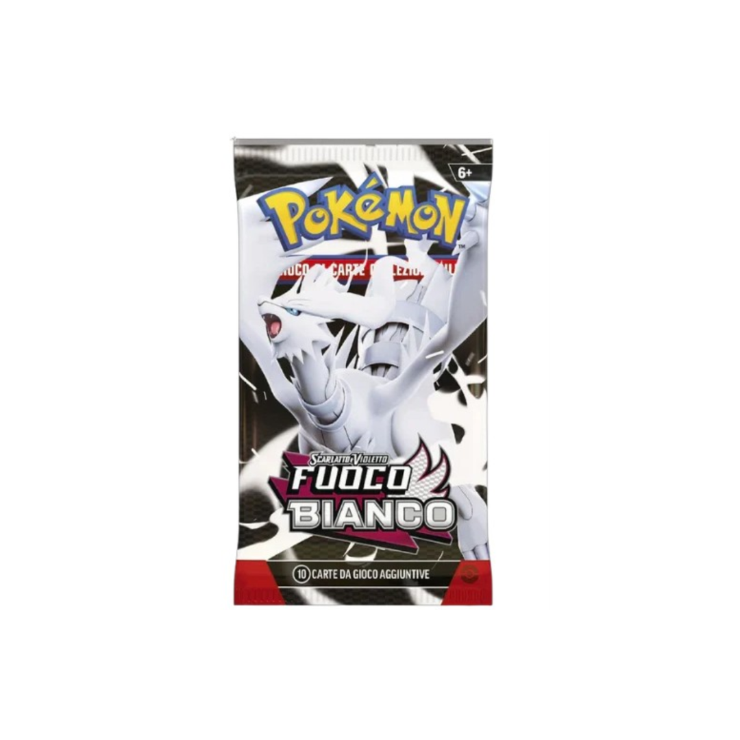 Busta 10 Carte Fuoco Bianco
