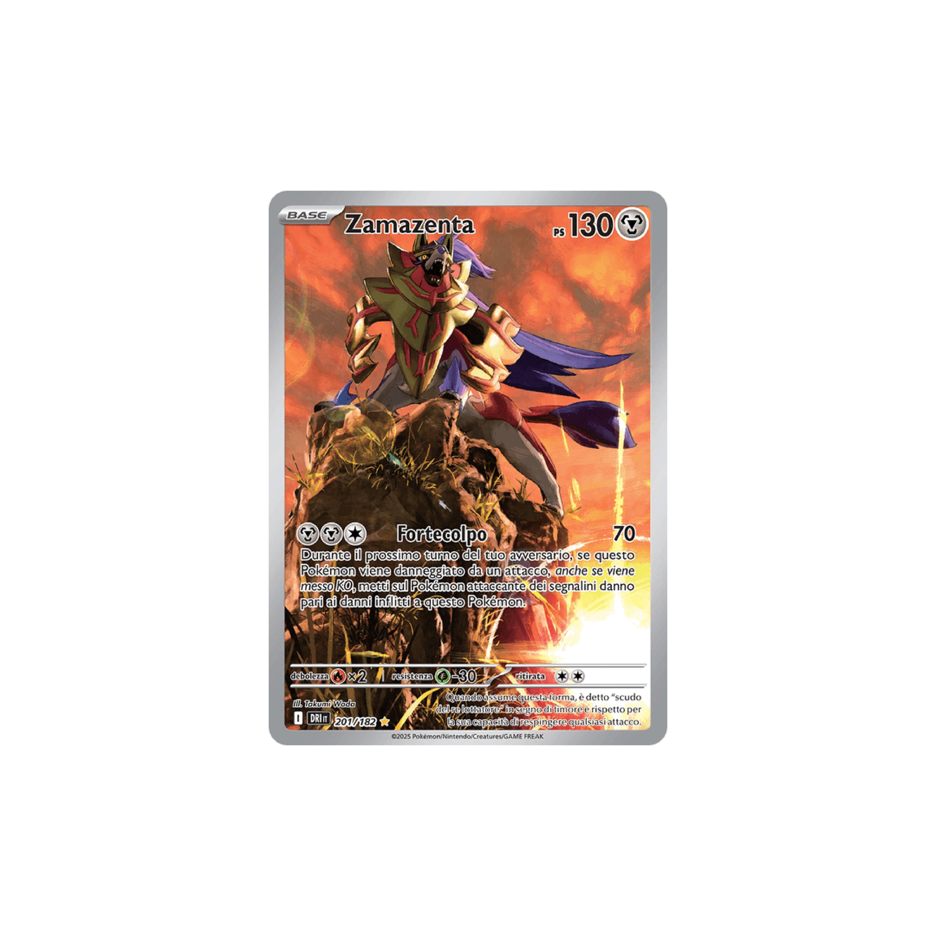 Zamazenta Art Rare 201 - Rivali Predestinati