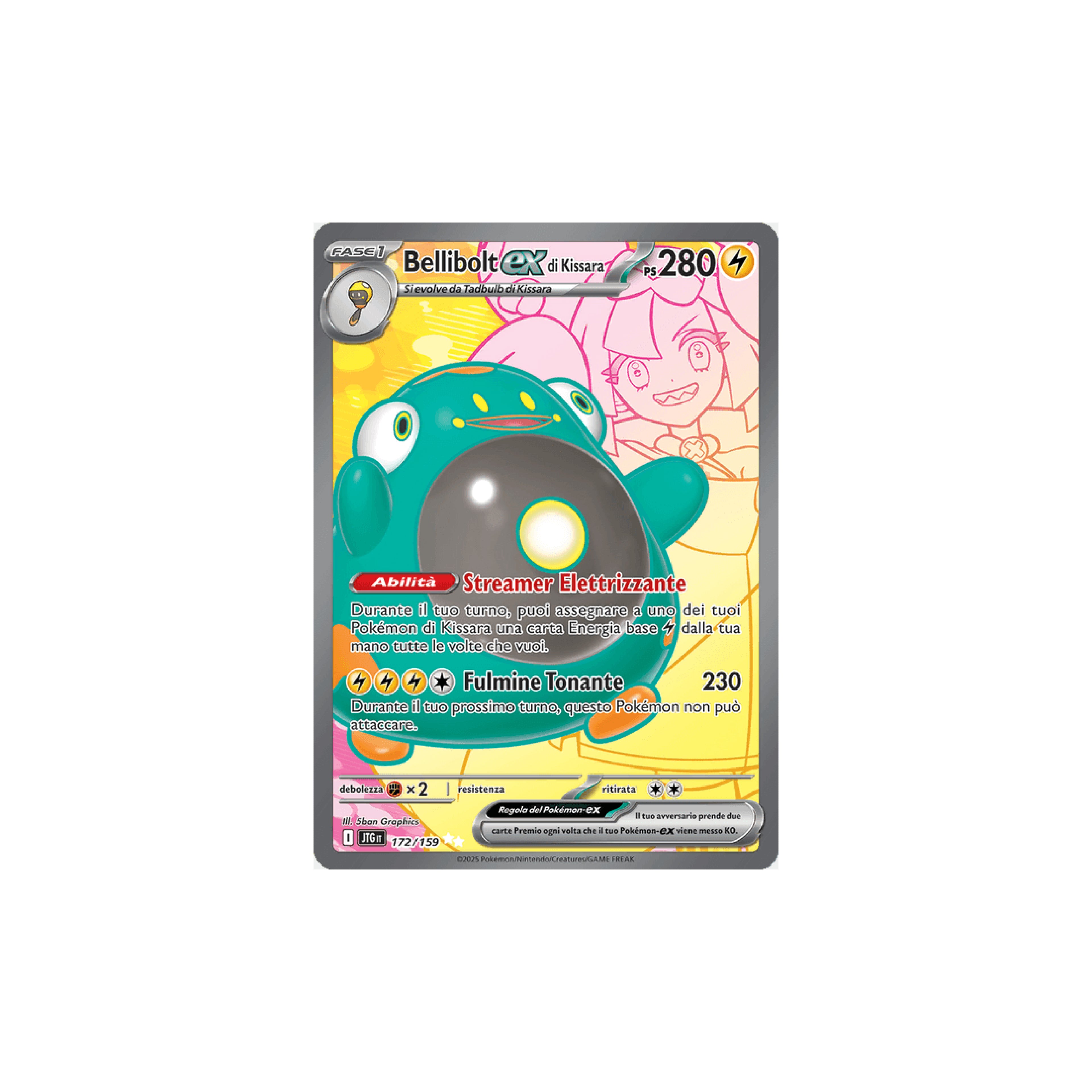 Bellibolt EX di Kissara Full Art 172 - Avventure Insieme