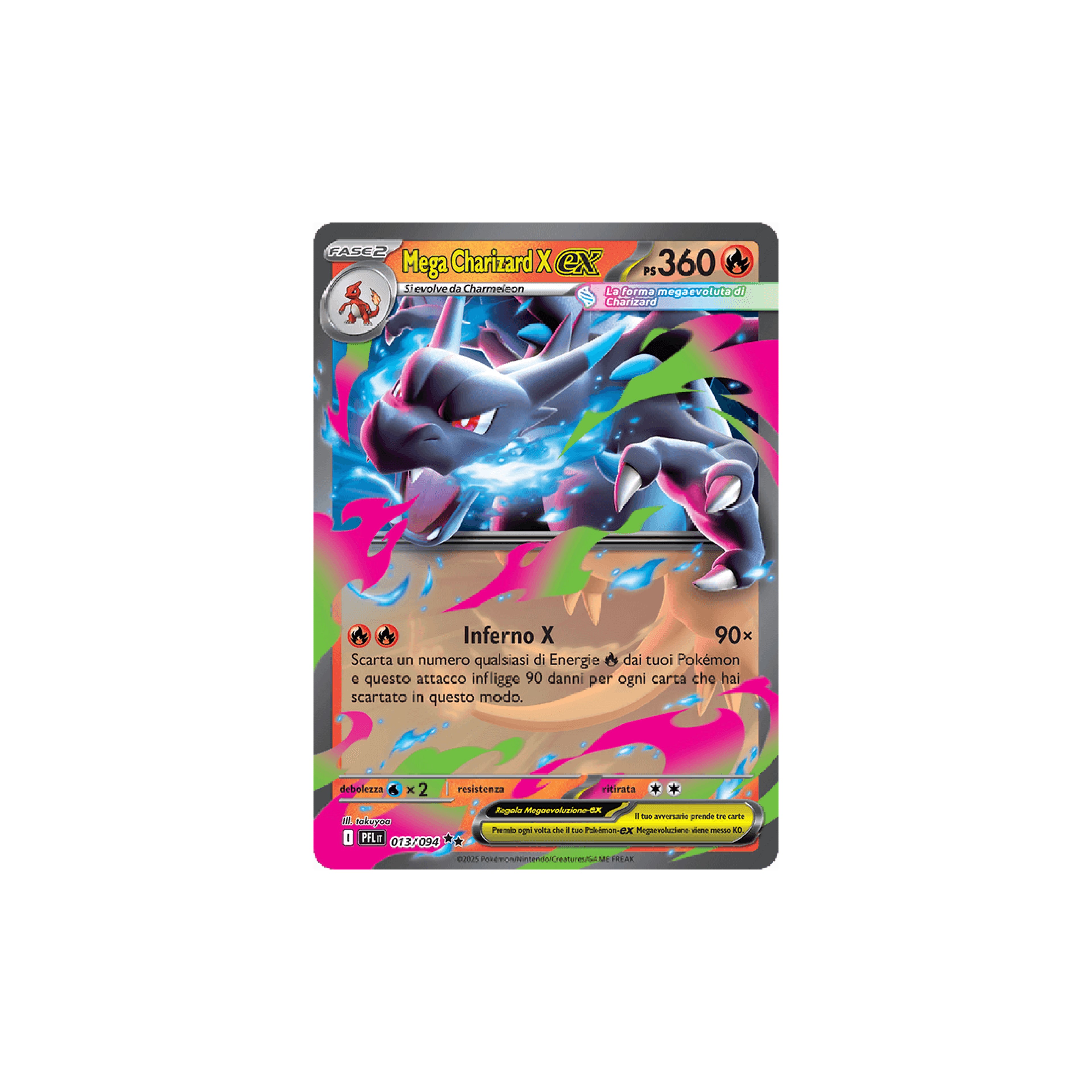 Mega Charizard X EX 013 - Fiamme Spettrali