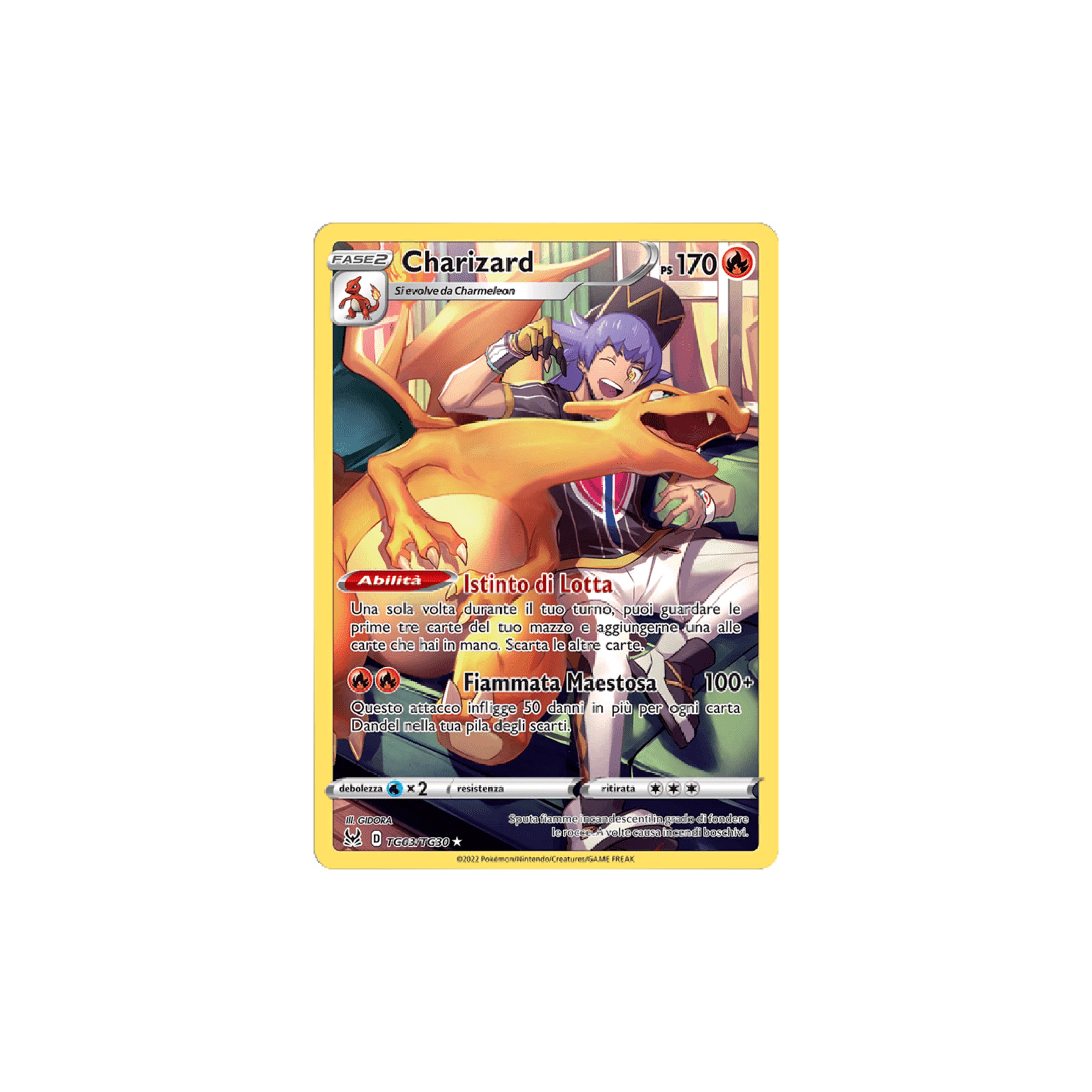 Charizard Alternative Art TG03 - Origine Perduta