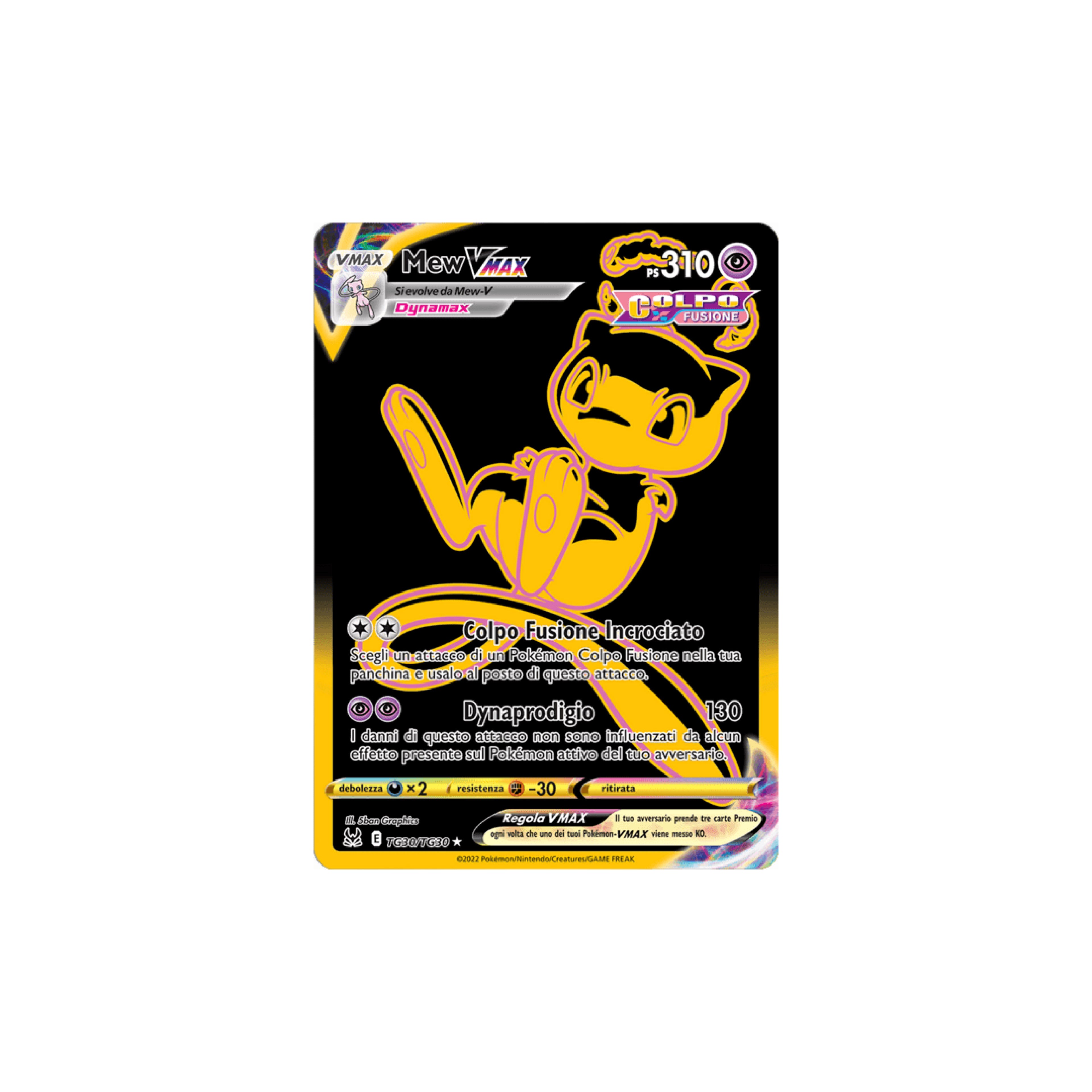 Mew Black Gold Full Art TG30 - Origine Perduta