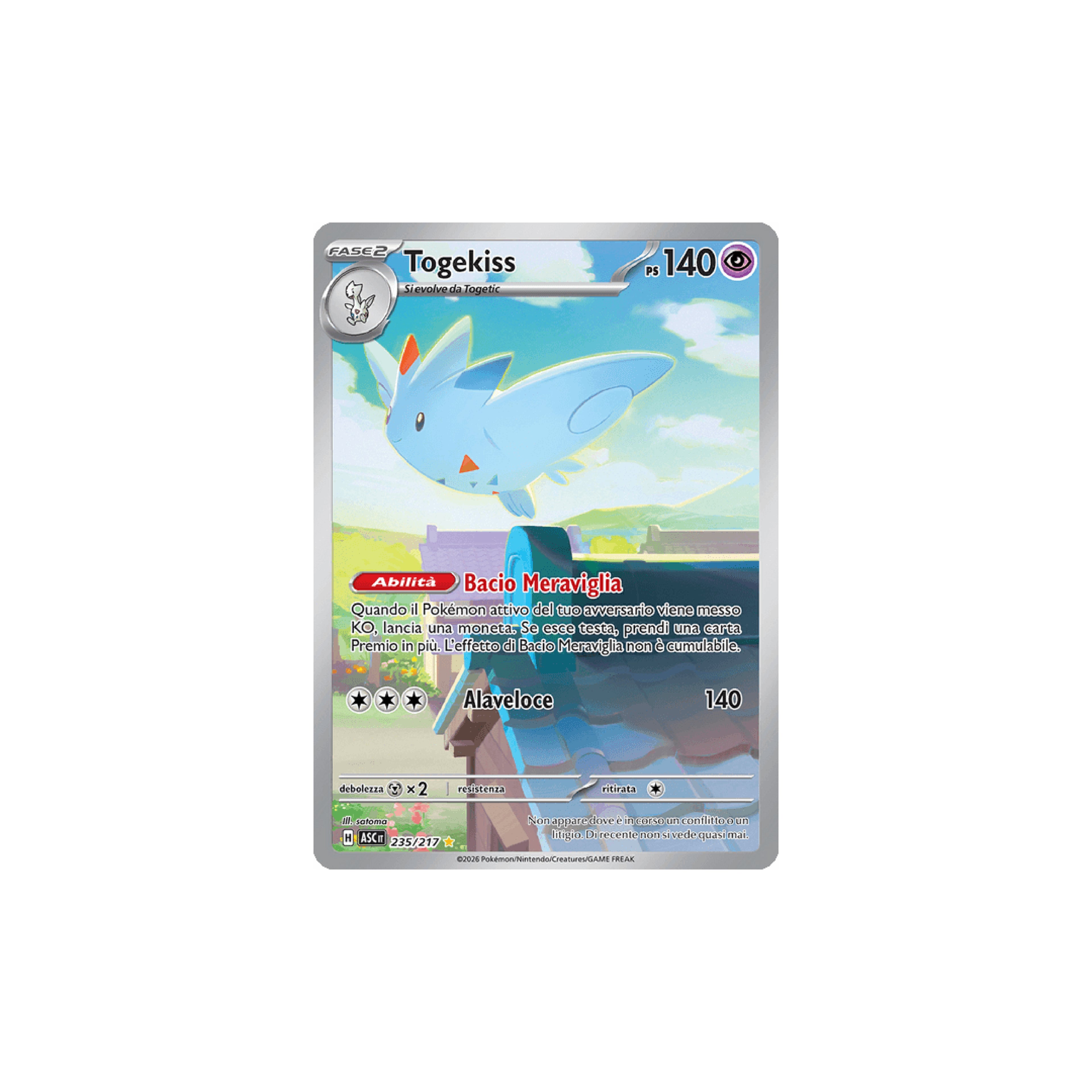 Togekiss Art Rare 235 - Ascesa Eroica