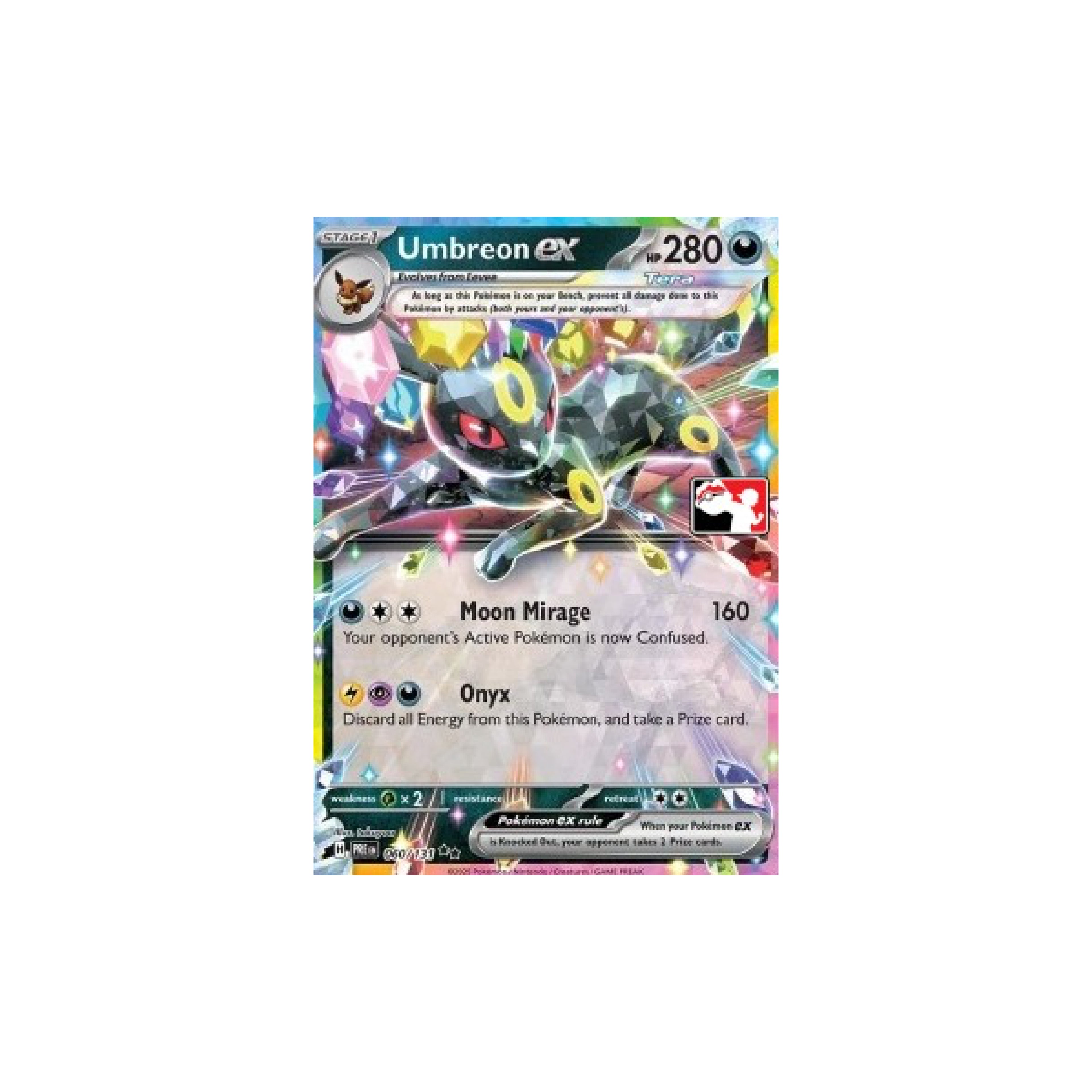 Umbreon ex (PPS7 PRE 060) Busta Premio Settima Serie ITA