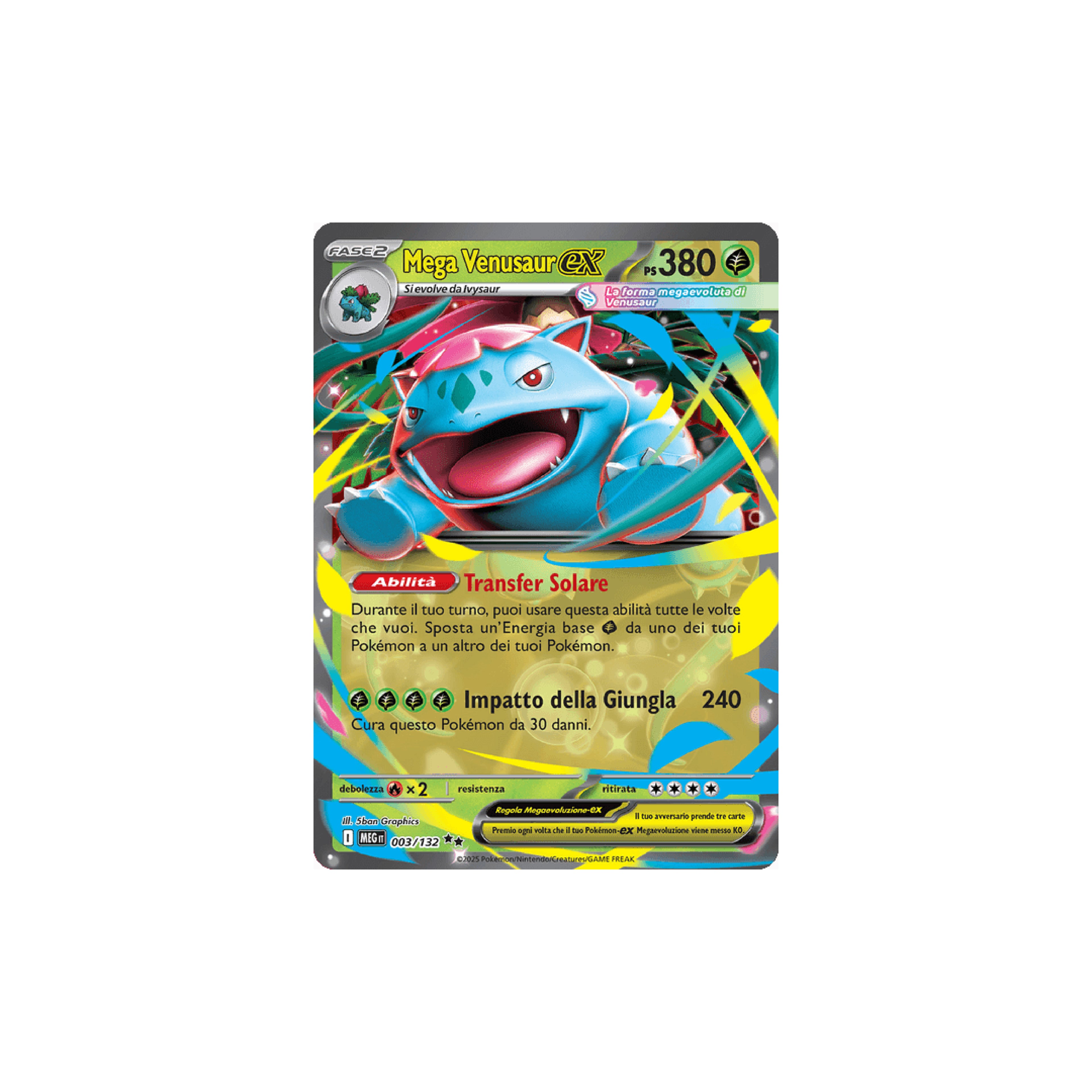 Mega Venusaur EX 003 - Megaevoluzione