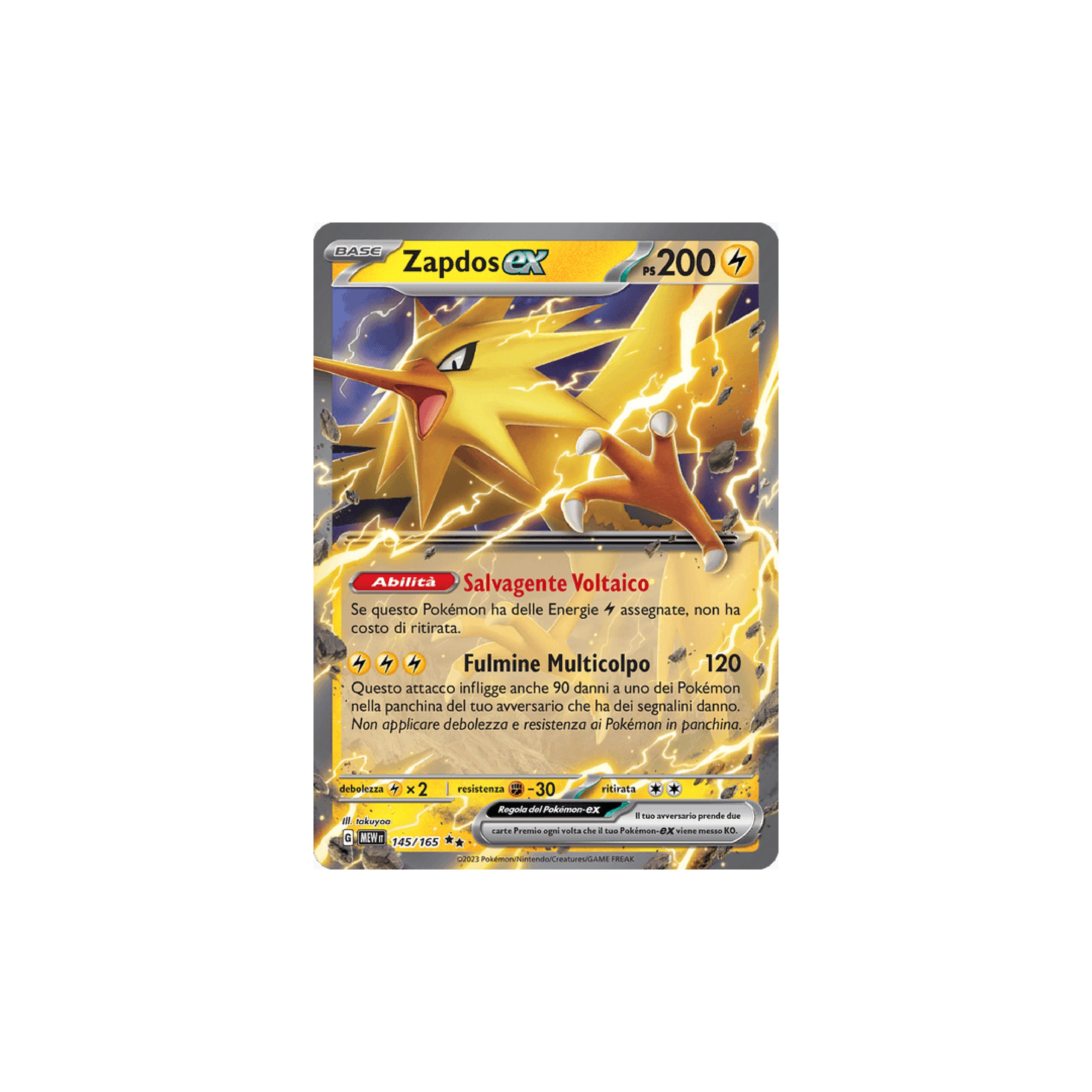 Zapdos EX 145 - 151